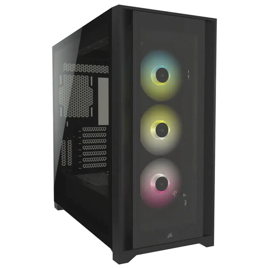 Case CORSAIR ATX 5000X RGB Tempered Glas Mid-Tower Case N-PS Negro