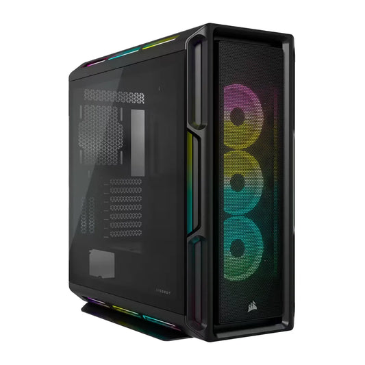 Case CORSAIR ATX iCUE 5000T RGB Tempered Glas Mid-Tower Case N-PS 3VEN Negro