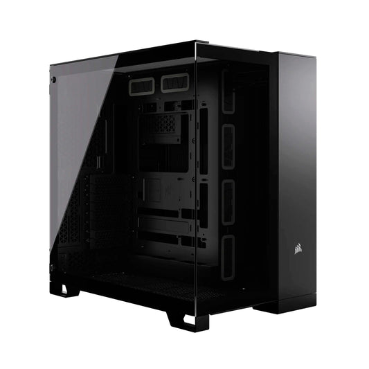 CASE CORSAIR ATX 6500X DUAL-CAMERA TEMPERED GLAS 2TYPE-C 5USB3.2 AUDIO MID-TOWER BLACK