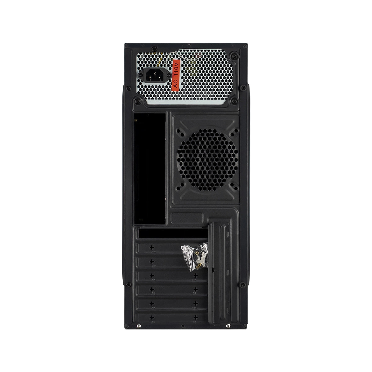 CASE GAZAL COMBO 703 TECL. PARL. MOUSE. CON FUENTE DE PODER 850W BLACK